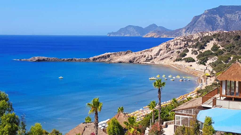 Grecja Kos plaża Paradise – najlepsze miejsce na wakacje all inclusive w 2025 roku.