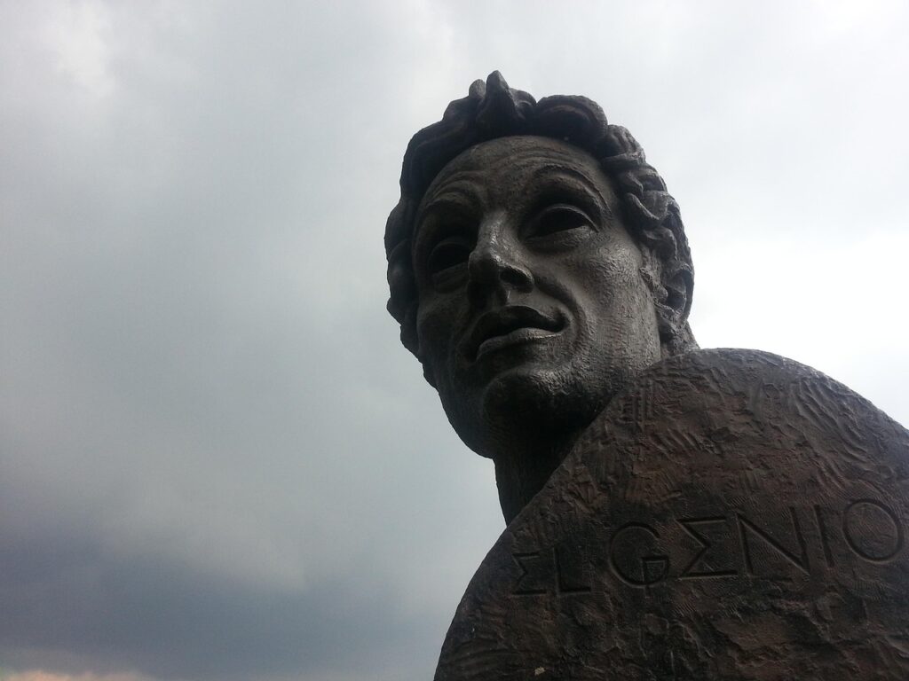 Pomnik Simóna Bolívara na koniu w Caracas
