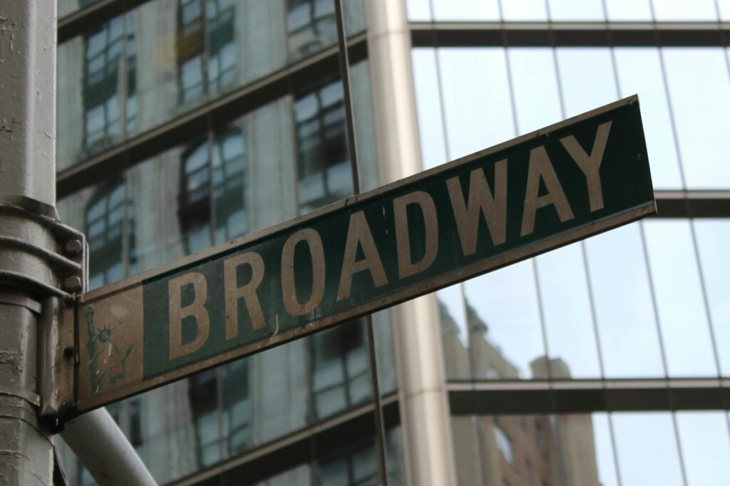 Znak uliczny Broadway w Nowym Jorku